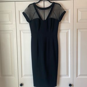 Maggie London Short sleeve black dress